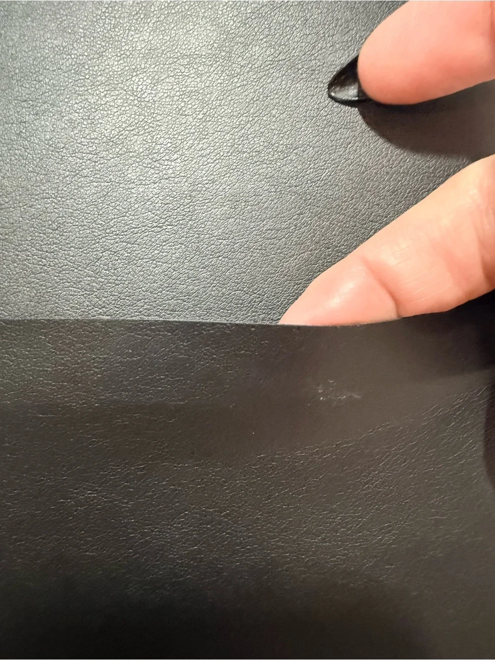 Papyrus Black Leather Journal Notebook NWT